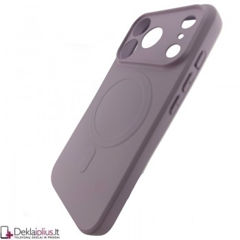 Guminis dėklas su magsafe - šviesiai violetinis (Apple Iphone 17 Pro/Iphone 18 Pro) Guminis dėklas su magsafe - šviesiai violetinis (Apple Iphone 17 Pro/Iphone 18 Pro)